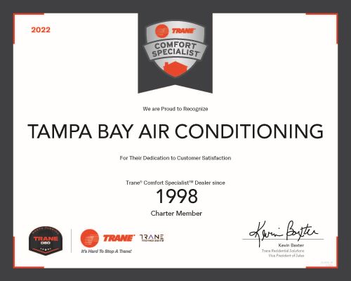 Trane Comfort Specialist Dealer since 1998